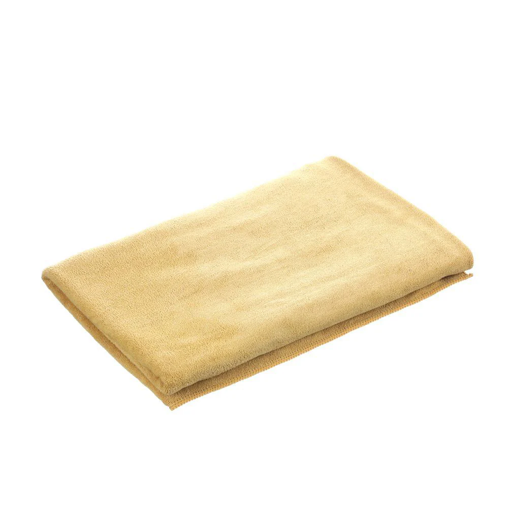 (MR.DIY) Plain Brown Bath Towel Beige - Image 2