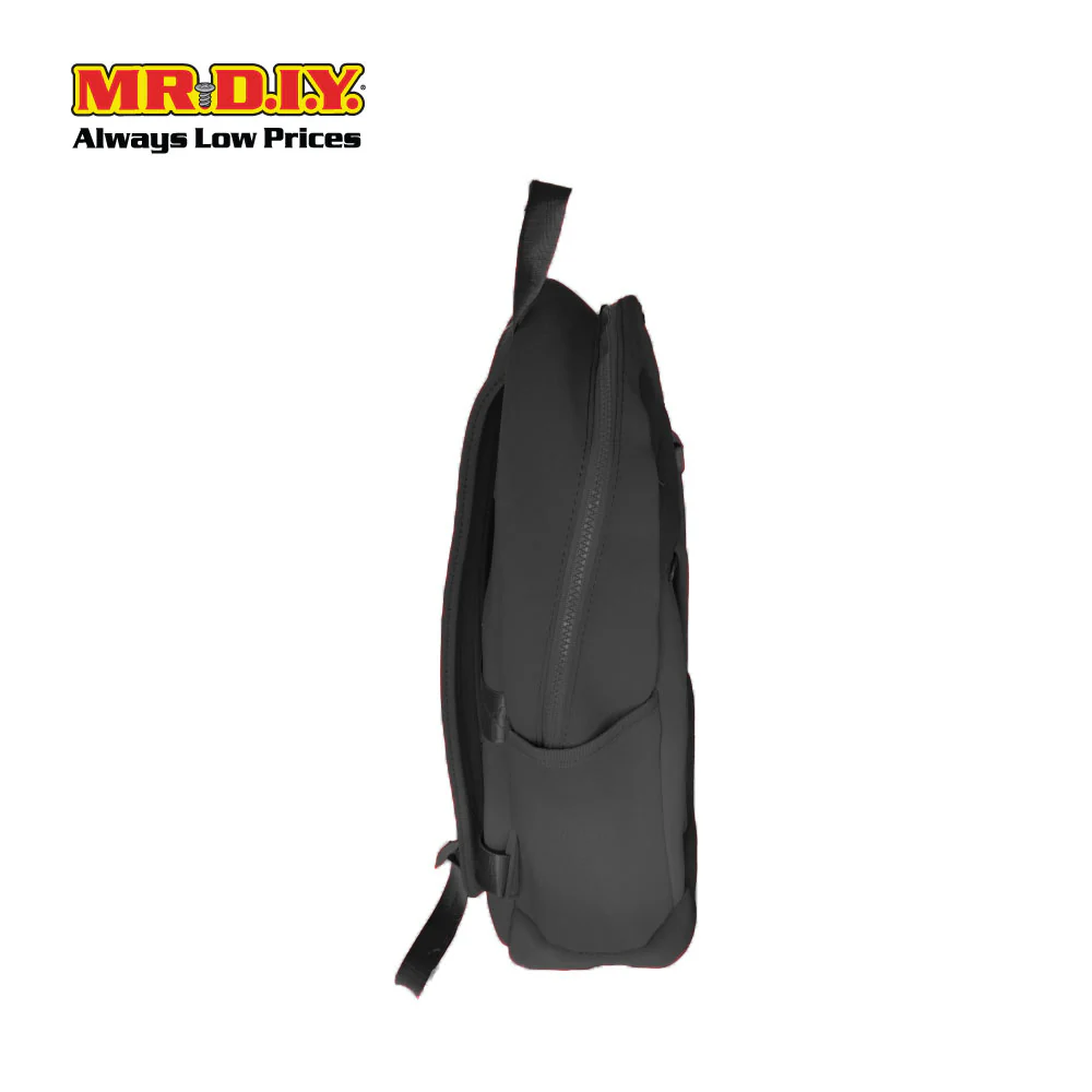 (MR.DIY) Plain Casual Shoulder Backpack  - BLACK - Color Series - Image 6
