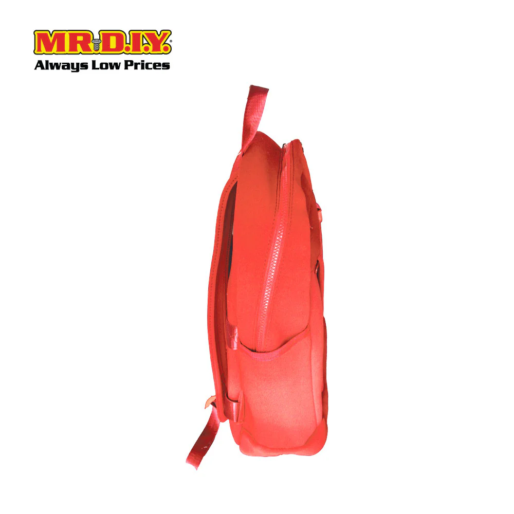 (MR.DIY) Plain Casual Shoulder Backpack  - ORANGE - Color Series - Image 3