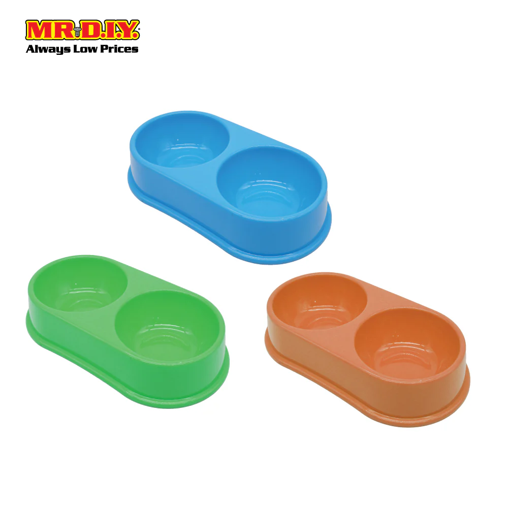 (MR.DIY) Plastic Pet Double Bowl - Image 3