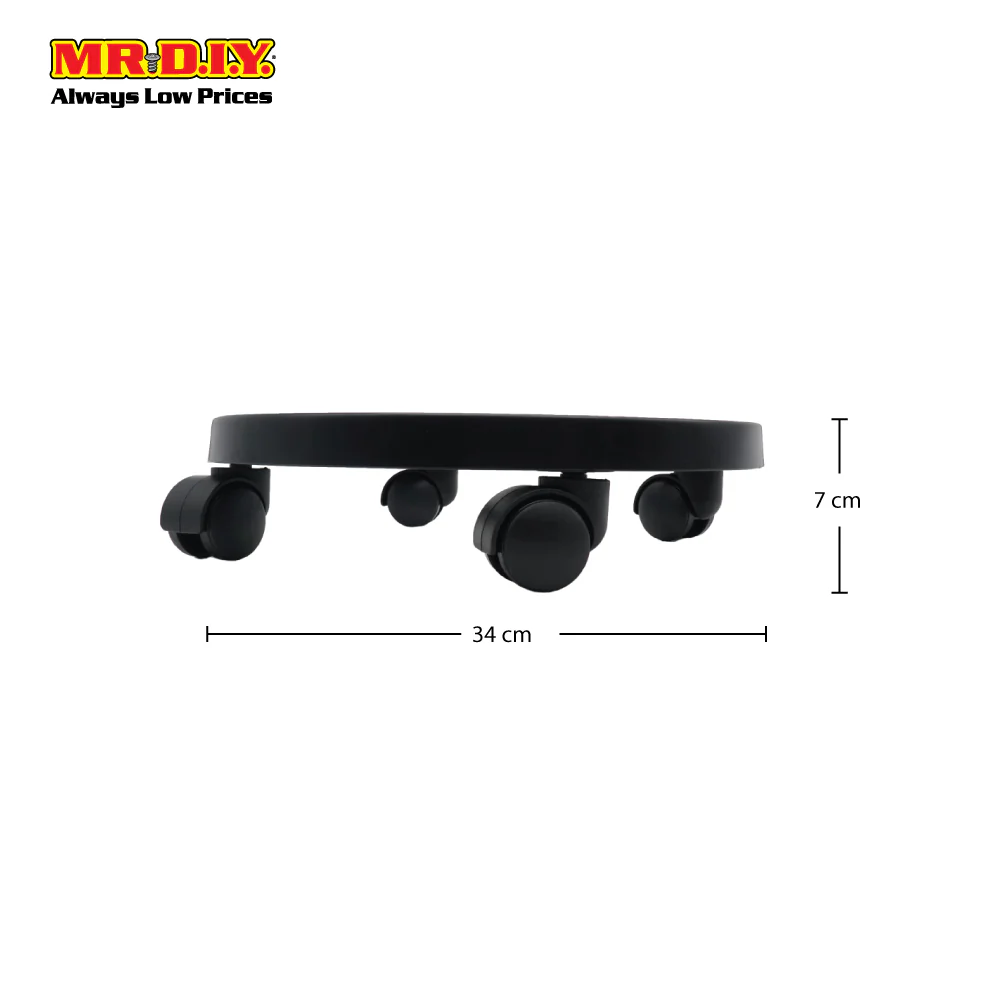 (MR.DIY) Plastic Round Roller Gas Cylinder Stand (34cm) - Image 4