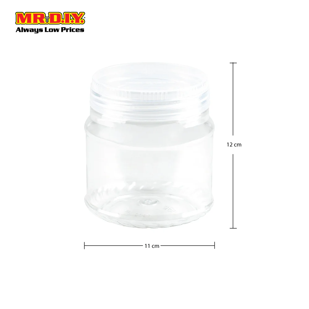 (MR.DIY) Plastic Round Shape Container (12cm) - Image 2