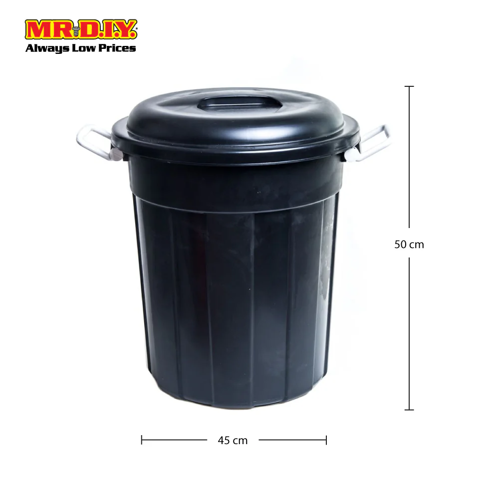(MR.DIY) Plastic Trash Bin with Handles (45cm x 50cm) - Image 2