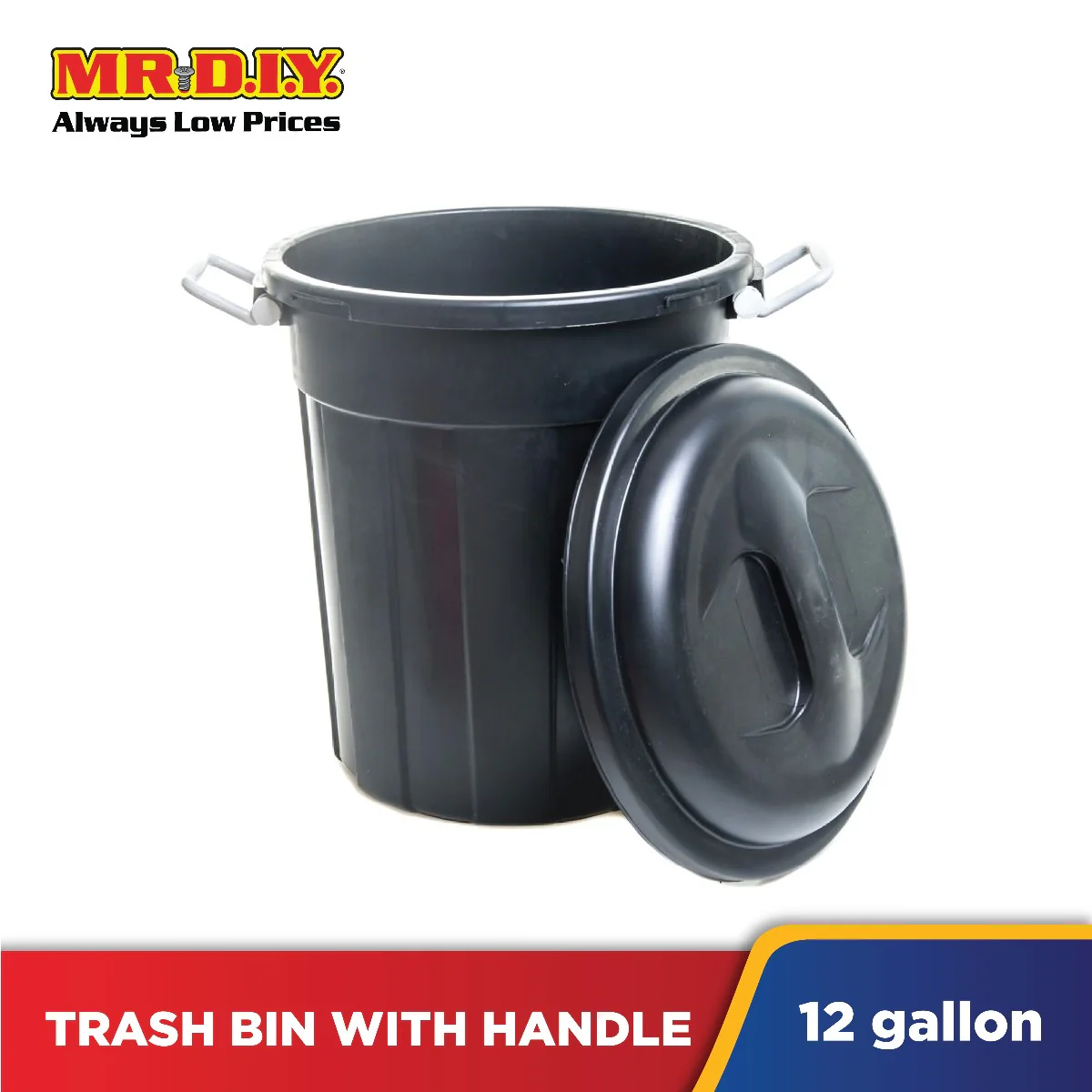 (MR.DIY) Plastic Trash Bin with Handles (45cm x 50cm) - Image 5