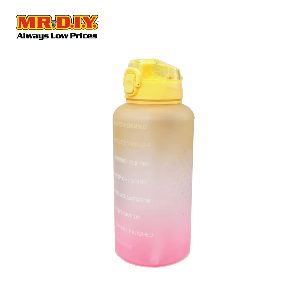 (MR.DIY) Large High Capacity Plastic Water Bottle with Gradient Colors (3.8L) - Image 2