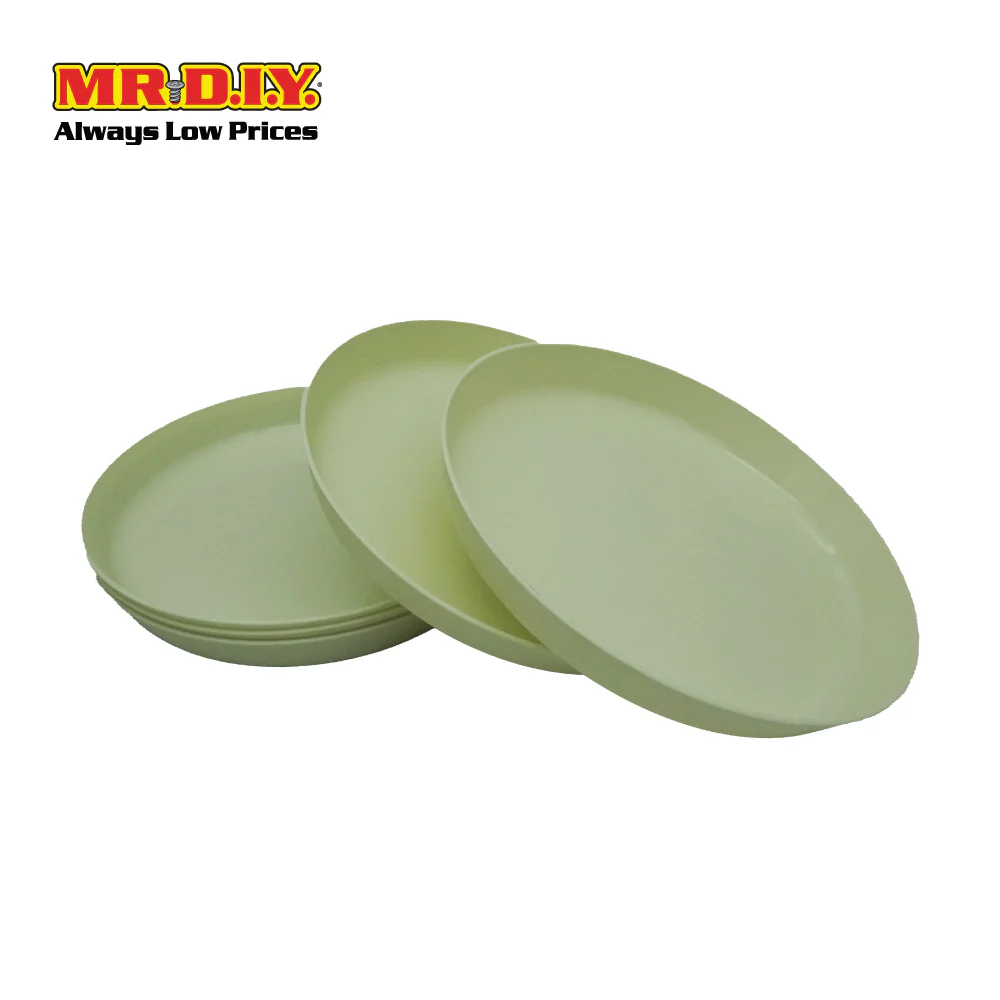 (MR.DIY) Plastic Plate 5 Pcs (15x1.7cm) - Image 2