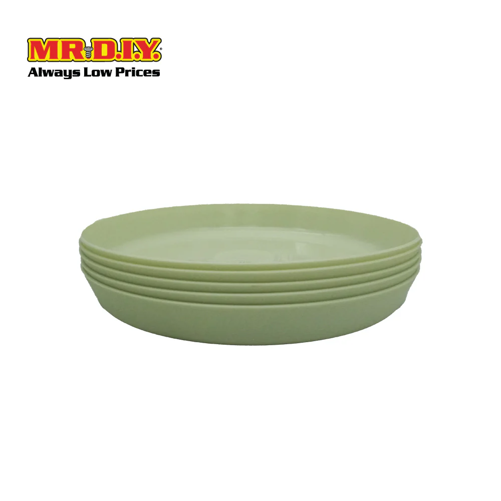 (MR.DIY) Plastic Plate 5 Pcs (18.5x2.3cm) - Image 4