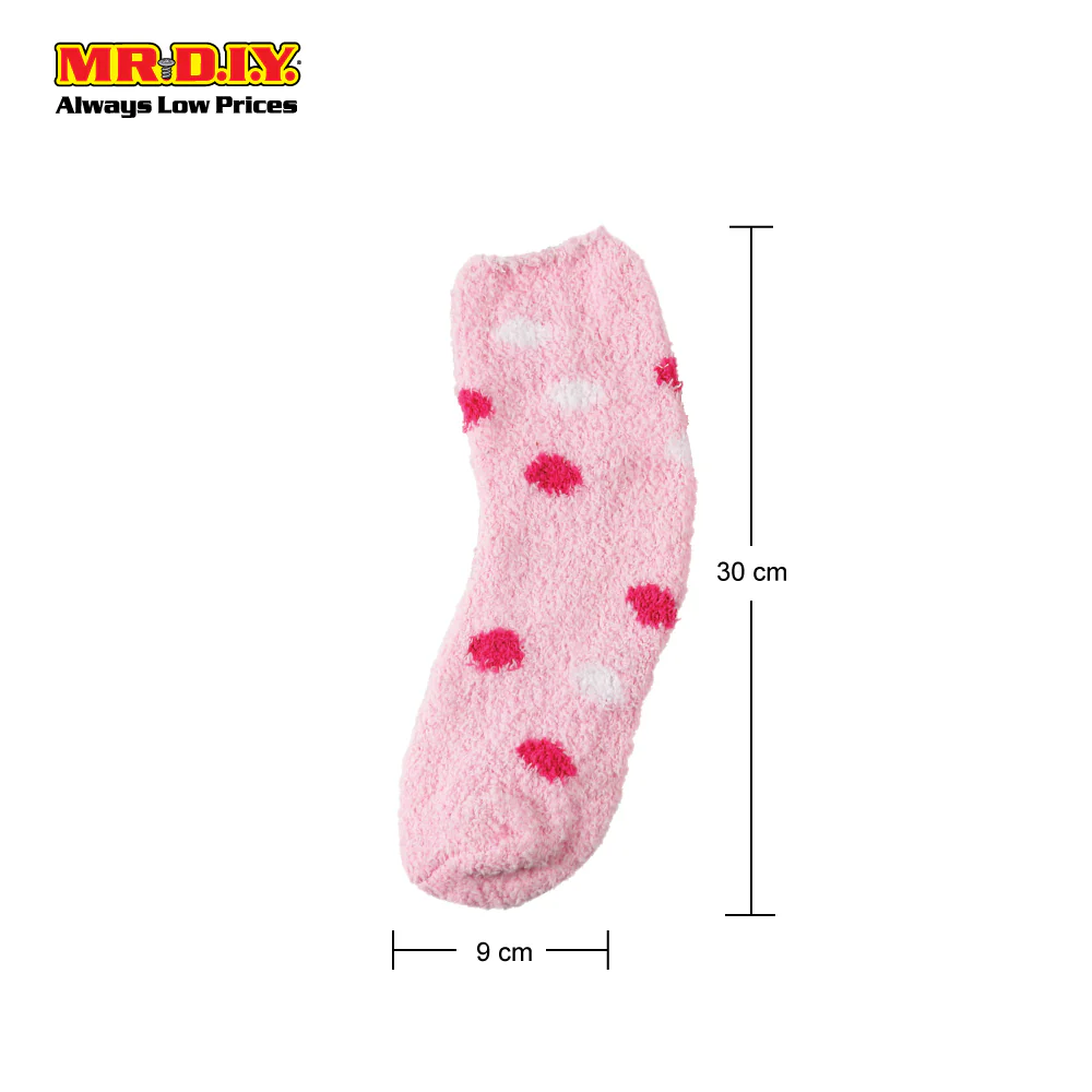 (MR.DIY) Polkadot Microfiber Ladies Sock (22cm - 24cm) - Image 4