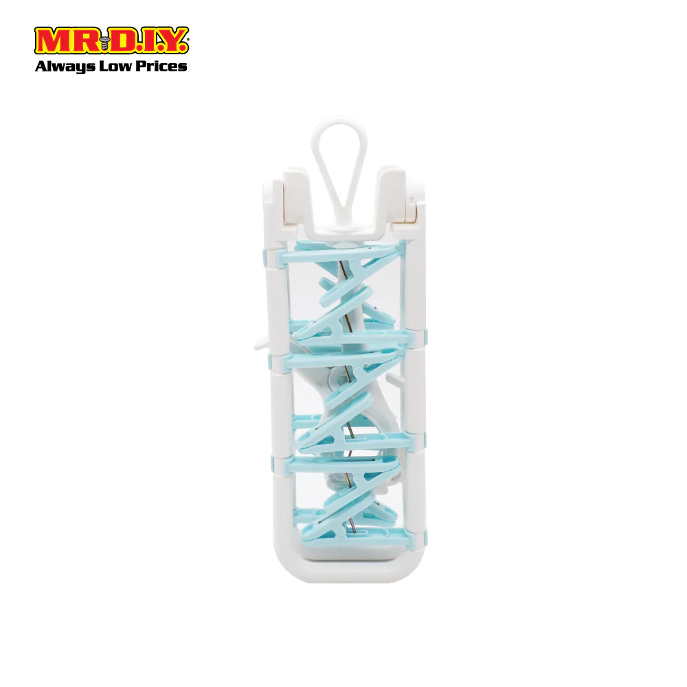 (MR.DIY) Portable 12 Clips Clothes Hanger - Image 2