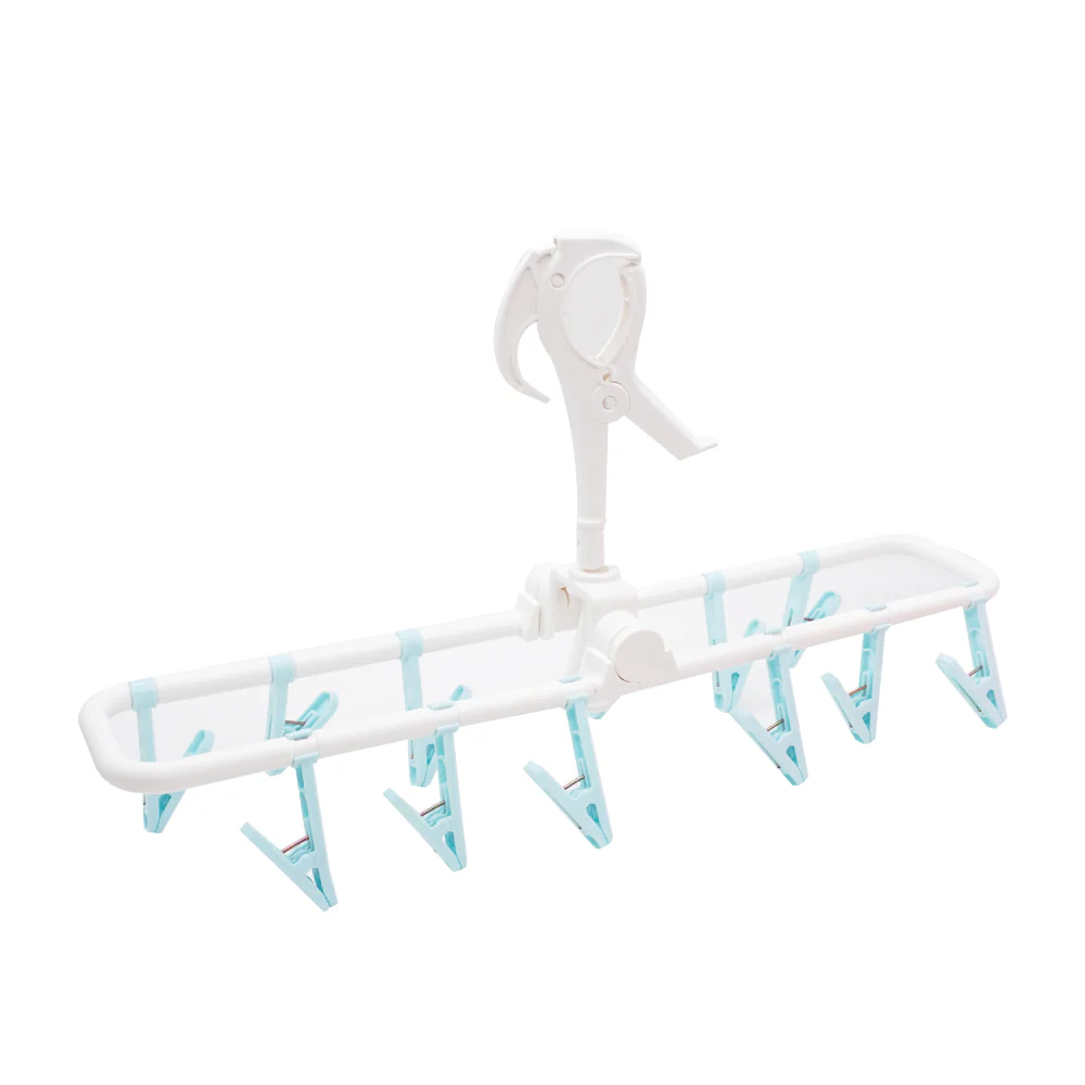 (MR.DIY) Portable 12 Clips Clothes Hanger - Image 5
