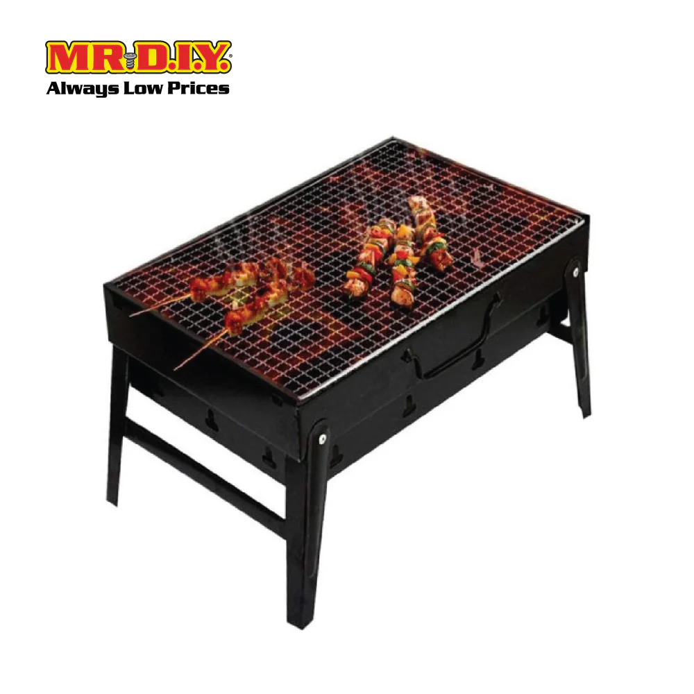 (MR.DIY) Portable Outdoor Camping Picnic Foldable BBQ Grill Stand (35cm x 27cm) - Image 3
