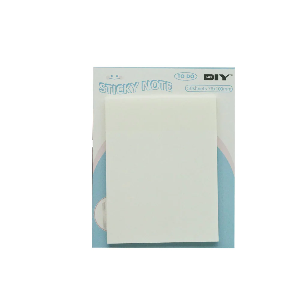 (MR.DIY) Post-it Reminder Sticky Note Sticker 50 Sheets (76 x 100mm) - Image 4