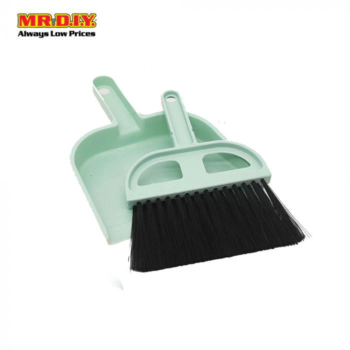 (MR.DIY) Travel Mini Desktop Broom Dustpan Set Cleaning - Image 2