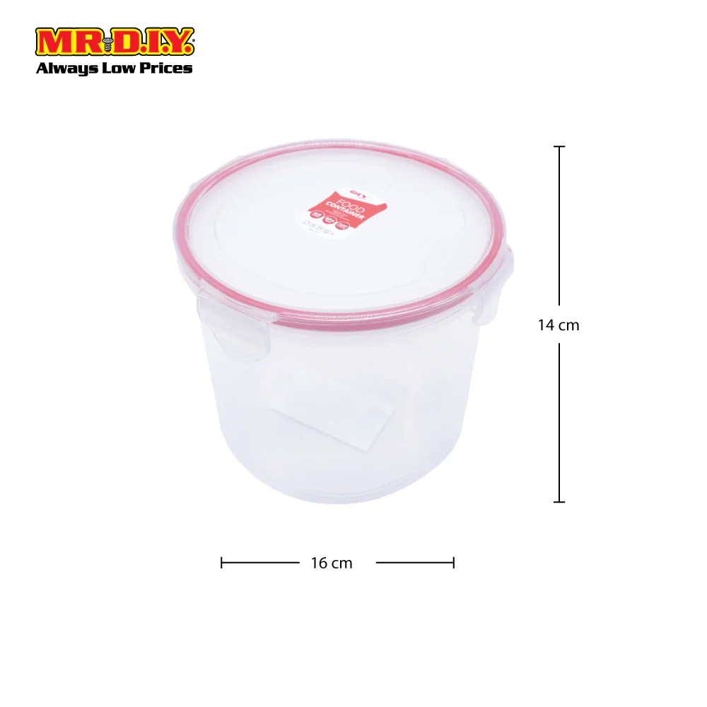 (MR.DIY) Premium 4 Side Lock Airtight Food  Canisters Container (2200ml) - Image 3