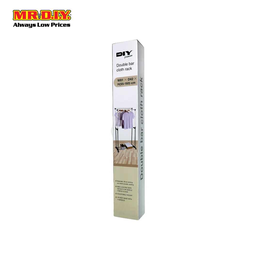 (MR.DIY) Premium Double Bar Cloth Rack - Image 4