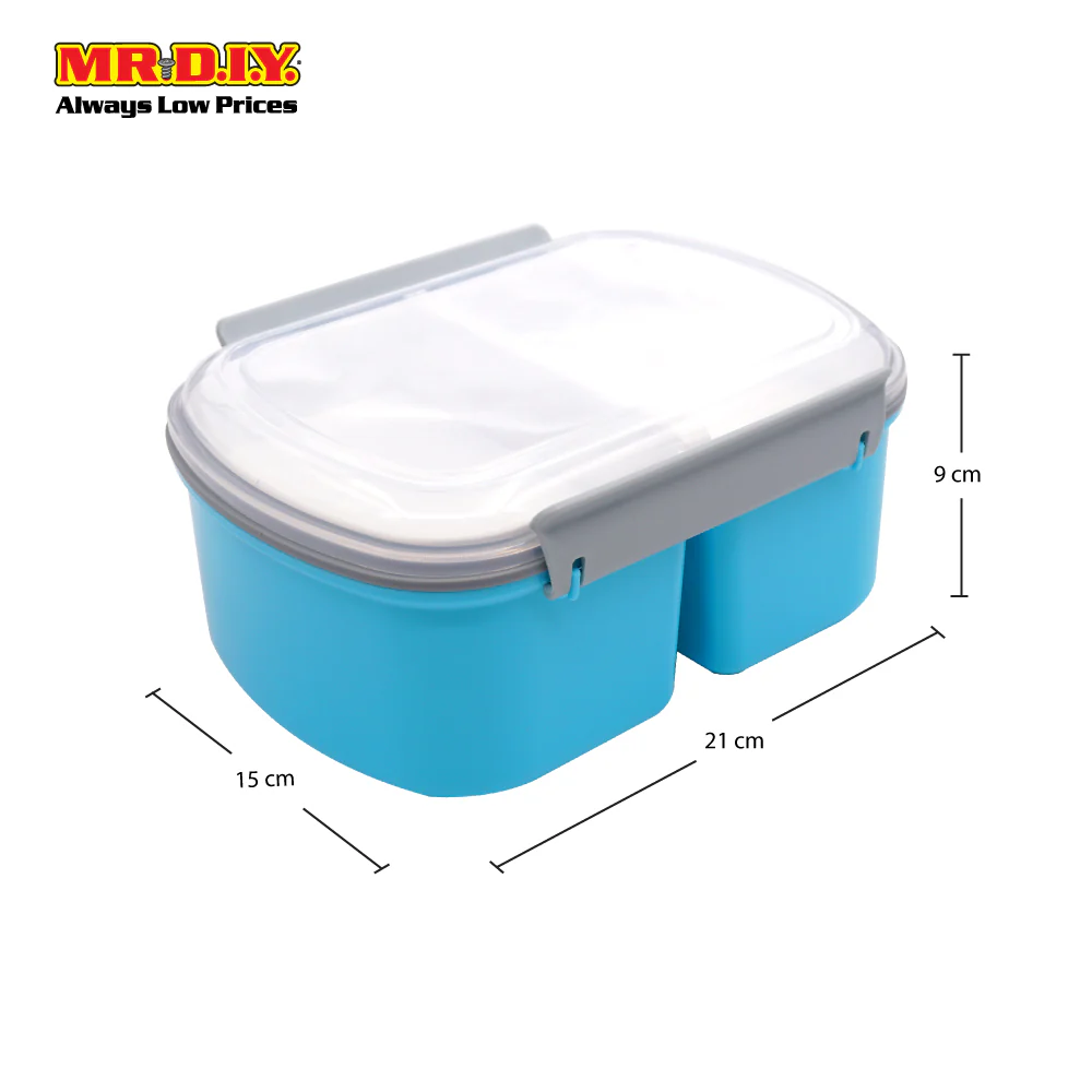 (MR.DIY) Premium Double Layer Lunch Box (1.2L) - Image 5