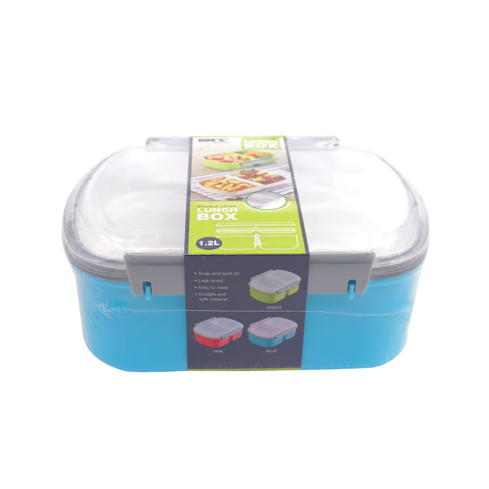 (MR.DIY) Premium Double Layer Lunch Box (1.2L) - Image 6
