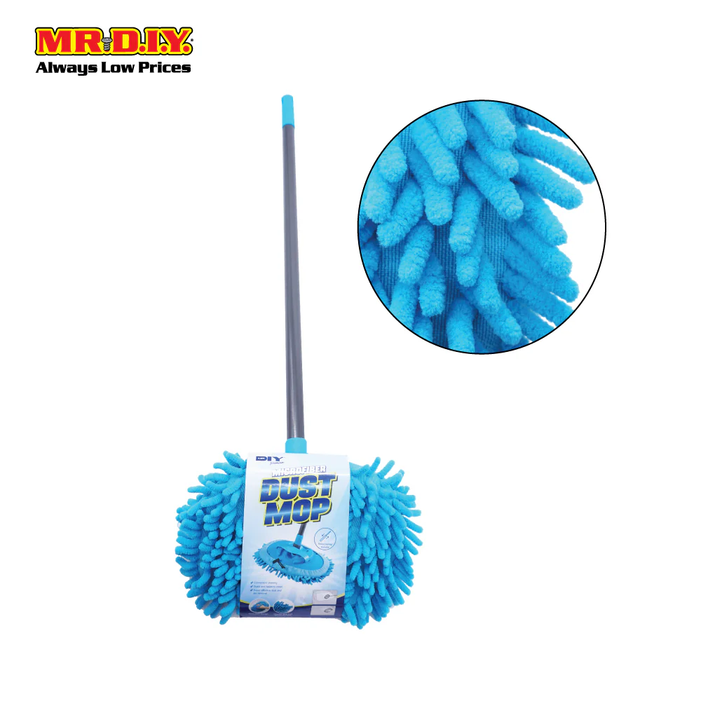 (MR.DIY) Premium Dual Function Car Washing Rotating Chenille Microfiber Dust Mop - Image 2