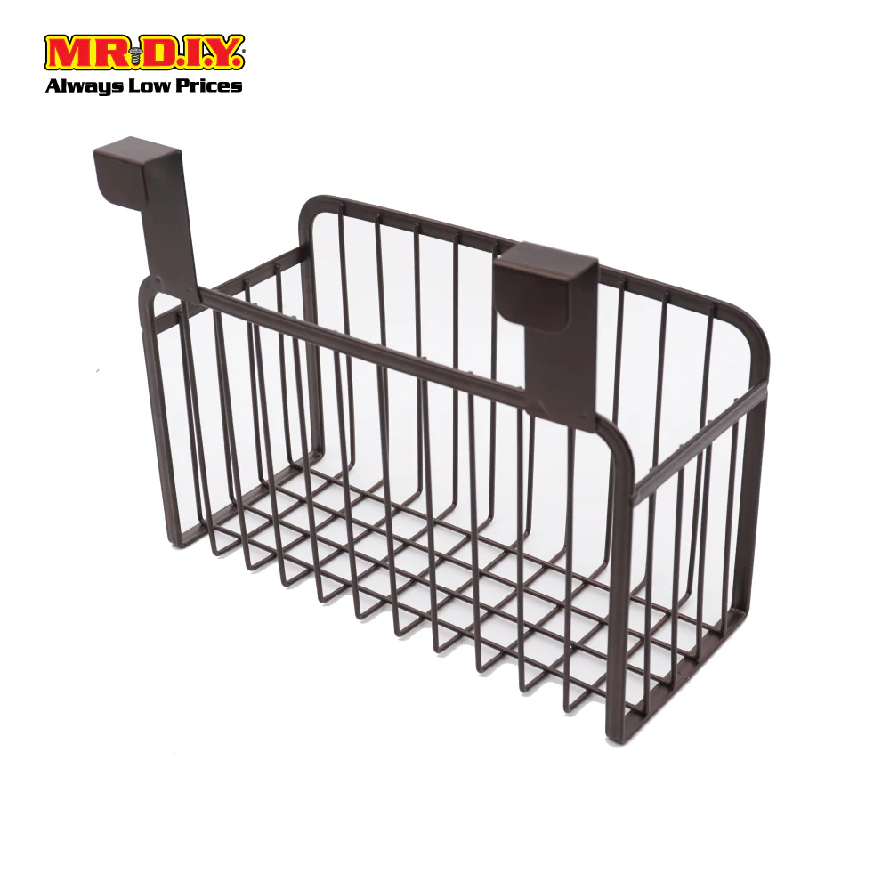 (MR.DIY) Metal Hanging Hook Back Door Gate Cabinet Organizer Grid Wired Basket (26 x 11cm) - Image 2