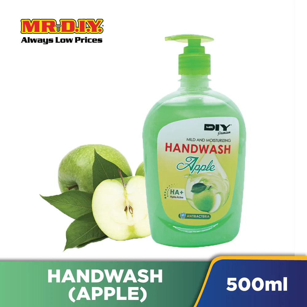 (MR.DIY) Premium Hydra-Active Antibacterial Handwash Apple (500ml) - Image 4