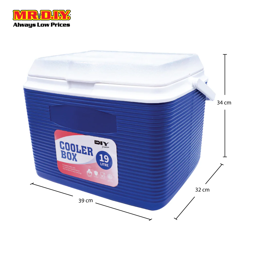 (MR.DIY) Portable Ice Cooler Outdoor Camping Storage Box With Handle (39 x 34 x 32cm) (19L) - Image 3