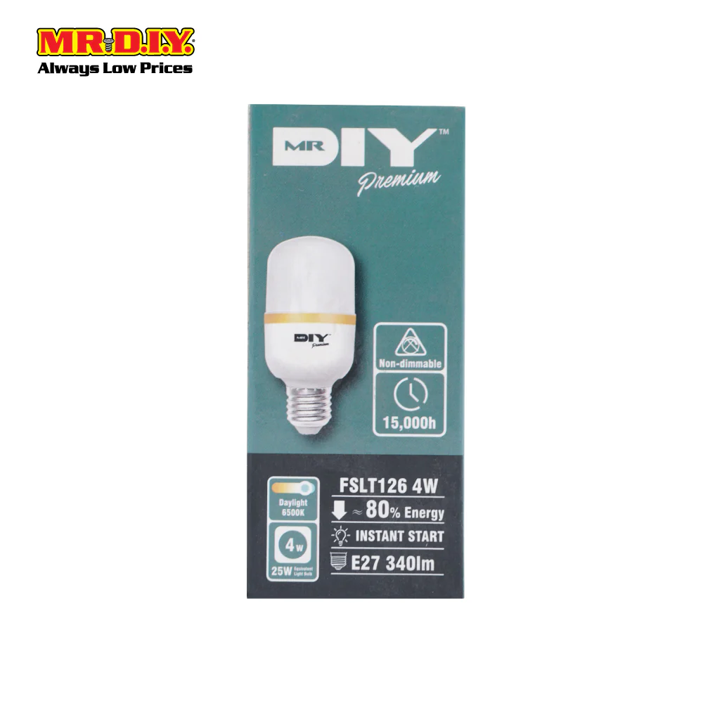 (MR.DIY) LED Bulb Daylight E27 (4W) - Image 4