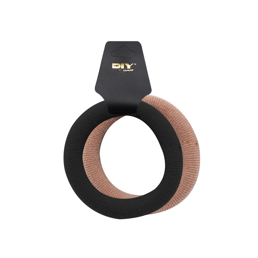 (MR.DIY) Premium Line Pattern Polyester Rubber Hairband (2pcs) - Image 4
