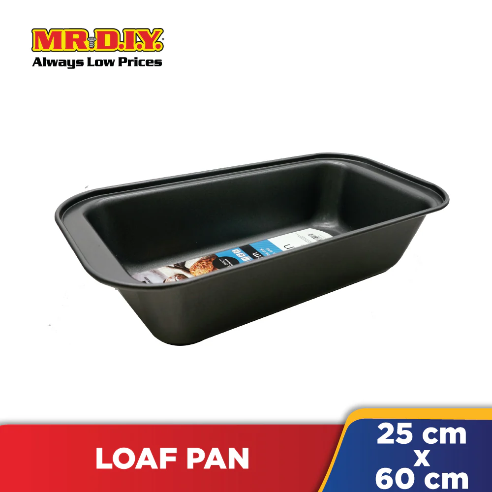 (MR.DIY) Lightweight Non-Stick Rectangle Carbon Steel Bakery Loaf Pan (25 x 13 x 6.0cm) - Image 2