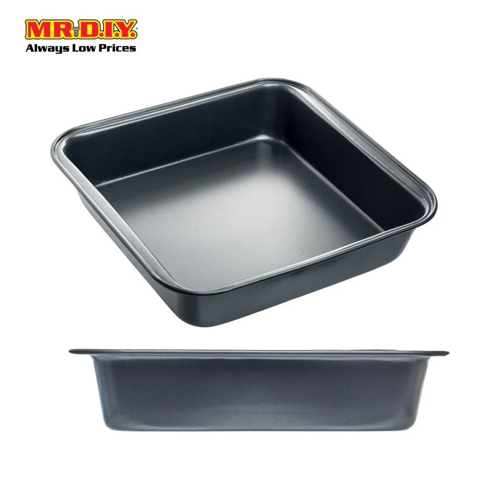 (MR.DIY) Premium Non-Stick Square Cake Mould Pan (23cm x 22cm) - Image 3