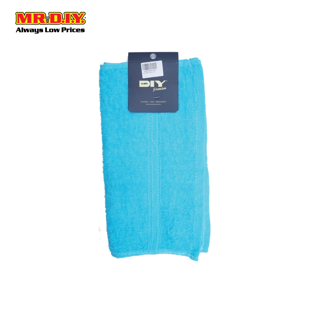 (MR.DIY) Premium Plain Rectangular Cotton Face Towel (30cm x 13cm) - Image 5