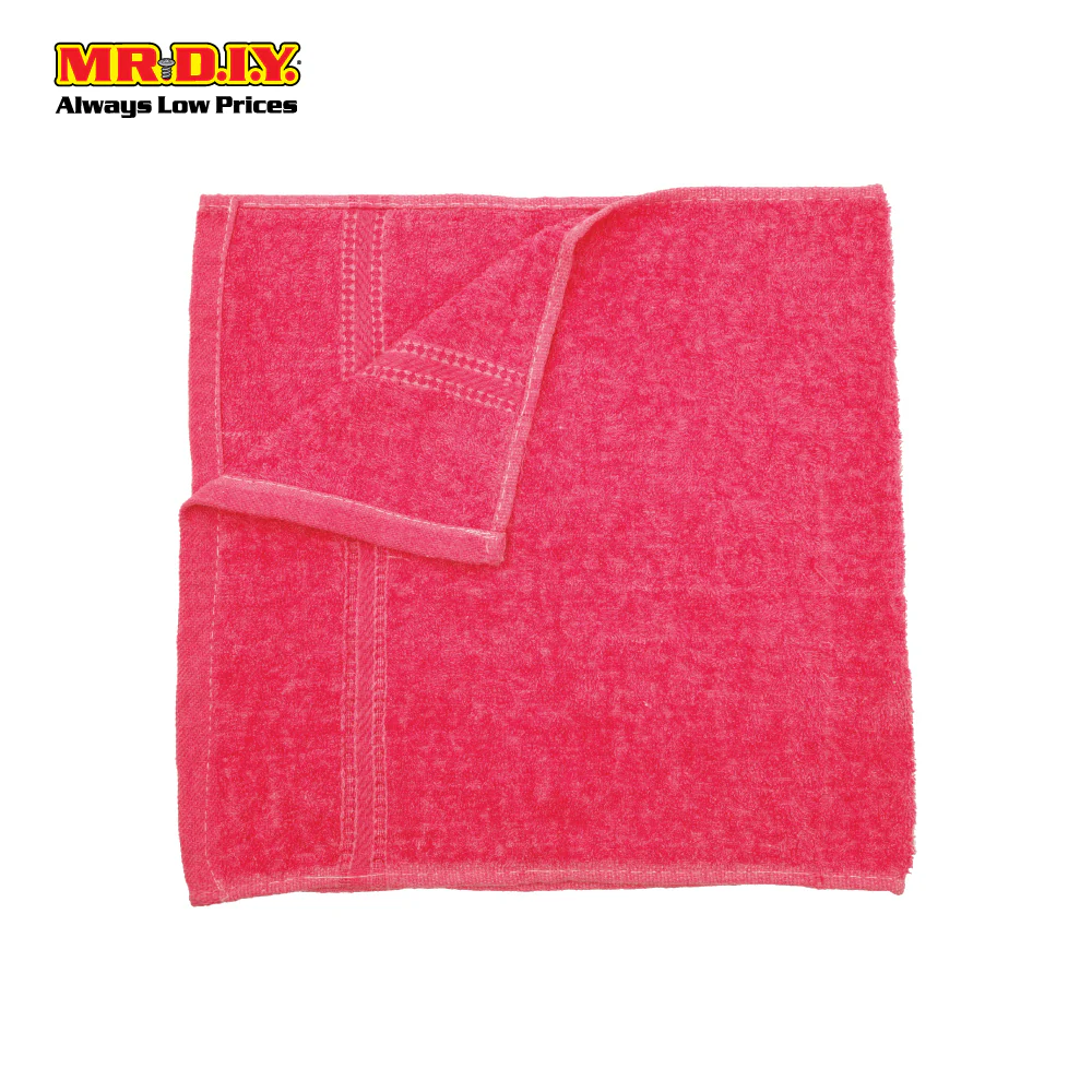 (MR.DIY) Premium Plain Rectangular Cotton Face Towel (30cm x 13cm) - Image 8