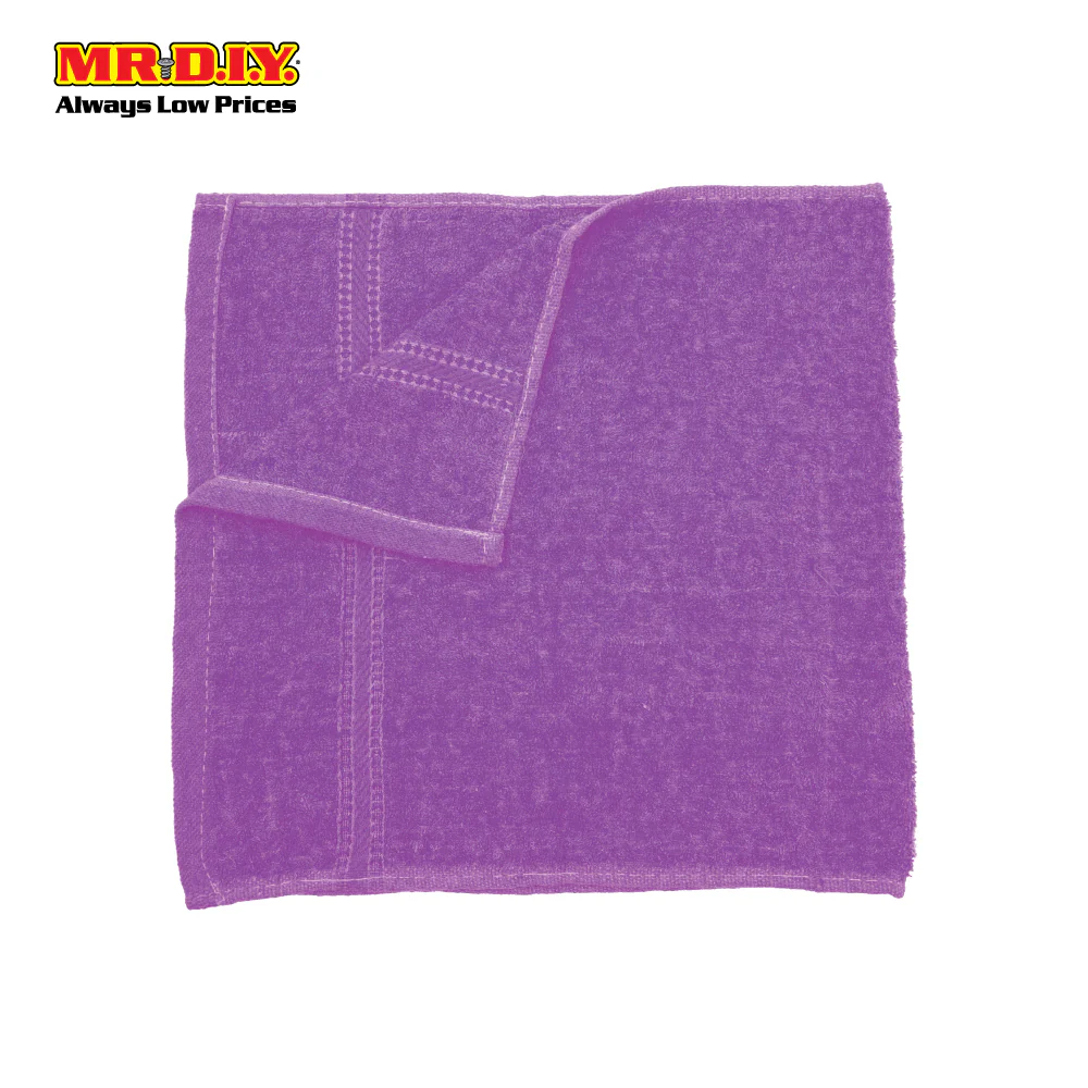 (MR.DIY) Premium Plain Rectangular Cotton Face Towel (30cm x 13cm) - Image 9