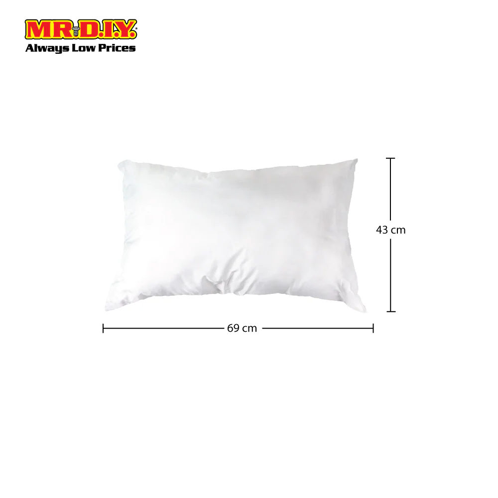 (MR.DIY) Premium Polyester pillow (69cm x 43cm) - Image 4