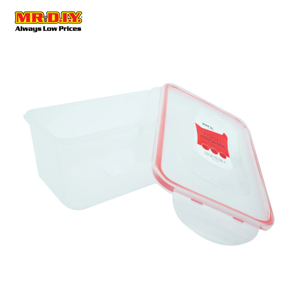(MR.DIY) Premium Rectangular Airtight Food Container (1150ml) - Image 2