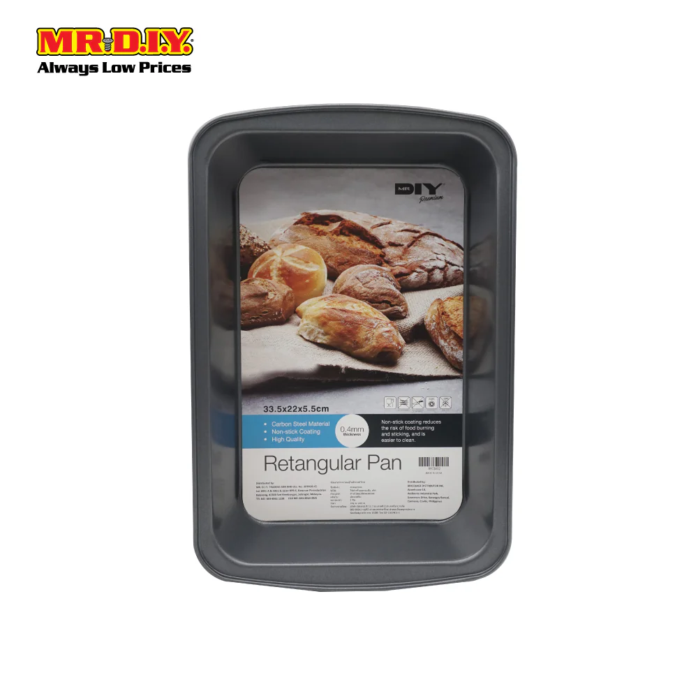 (MR.DIY) Premium Rectangular Pan (33.5 x 22.5cm) - Image 3