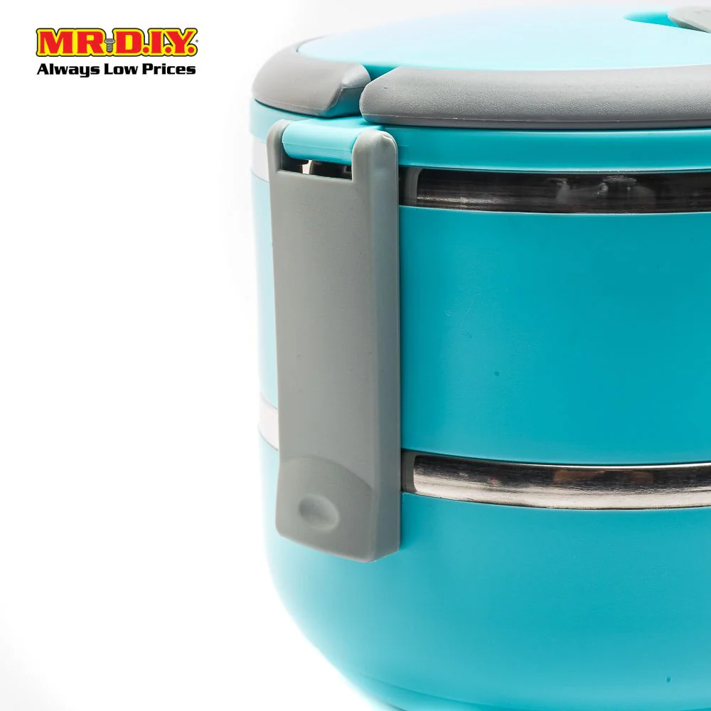 (MR.DIY) Premium Stainless Steel Double Layer Lunch Box - Image 2