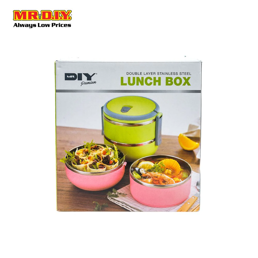(MR.DIY) Premium Stainless Steel Double Layer Lunch Box - Image 5