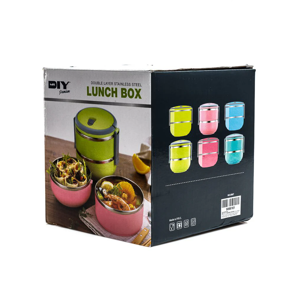 (MR.DIY) Premium Stainless Steel Double Layer Lunch Box - Image 8