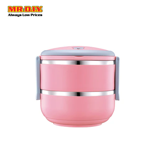 (MR.DIY) Premium Stainless Steel Double Layer Lunch Box - Image 9