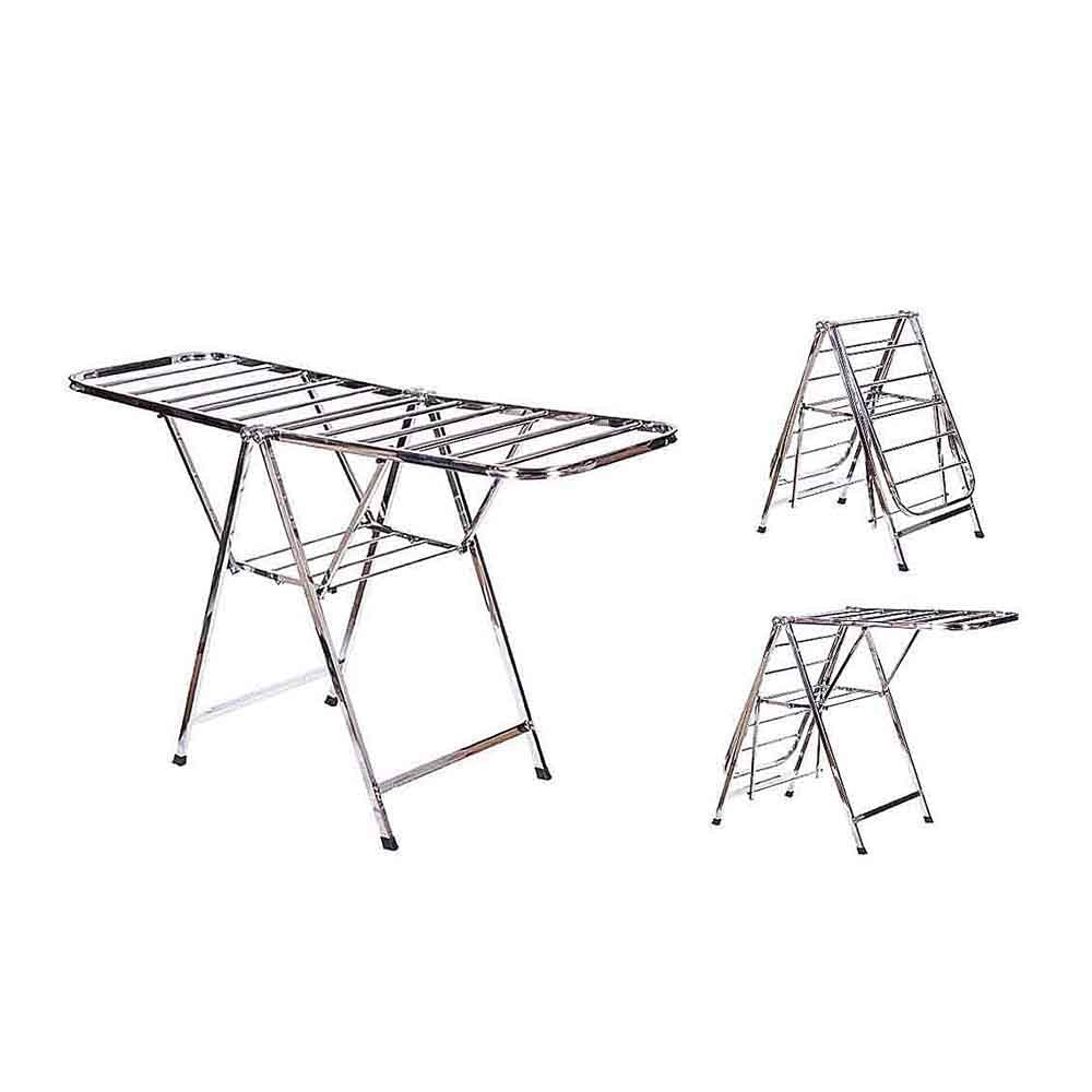 (MR.DIY) Premium Stainless Steel Foldable Clothes Drying Rack (159cm x 60cm) - Image 4