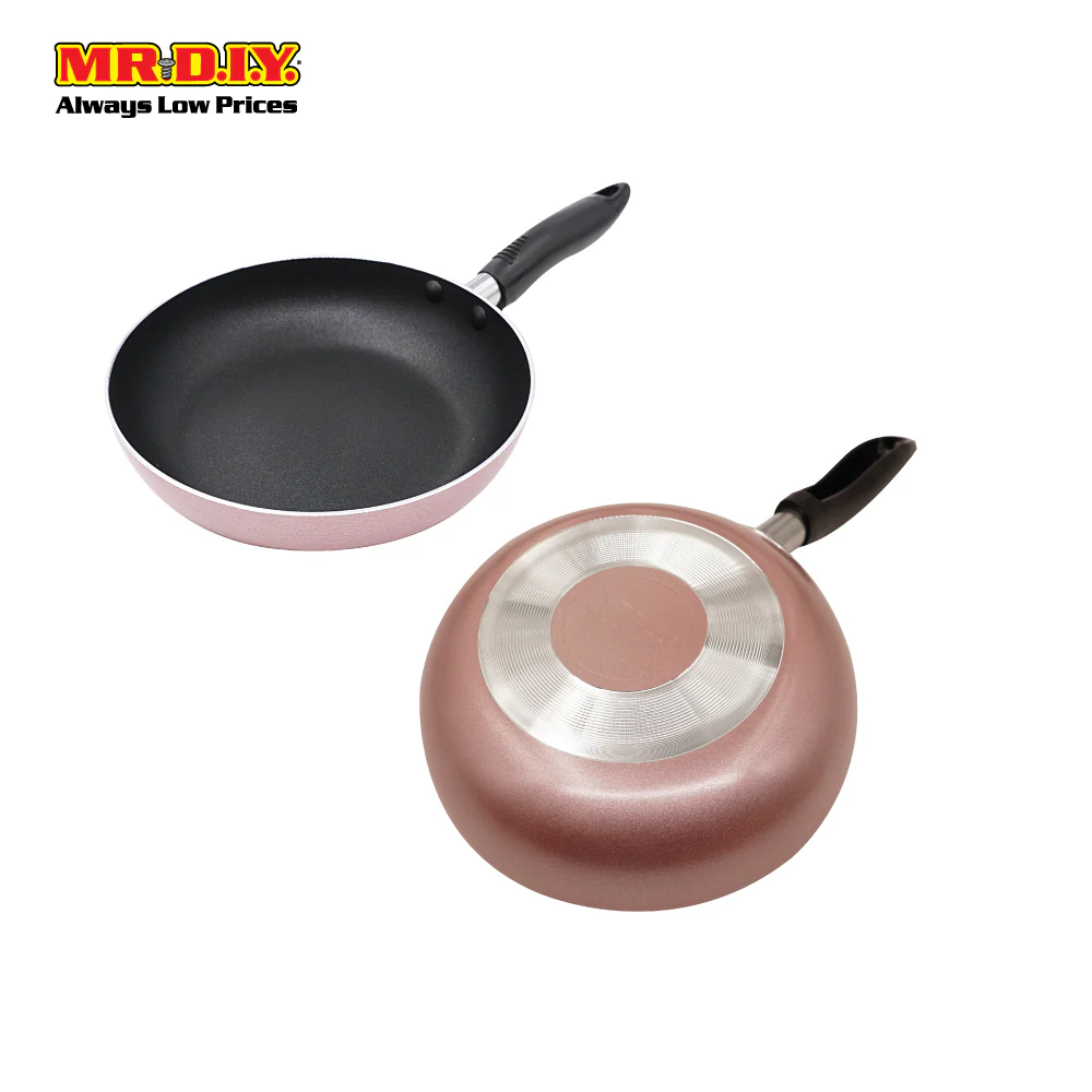 (MR.DIY) Premium Stainless-Steel Non-Stick Coating Fry Pan (24cm) - Image 2