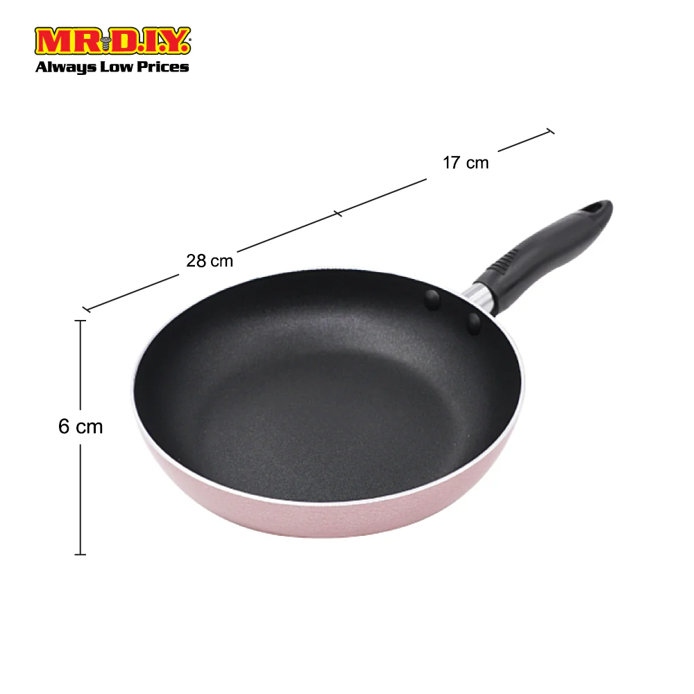 (MR.DIY) Premium Stainless-Steel Non-Stick Coating Fry Pan (28cm) - Image 4