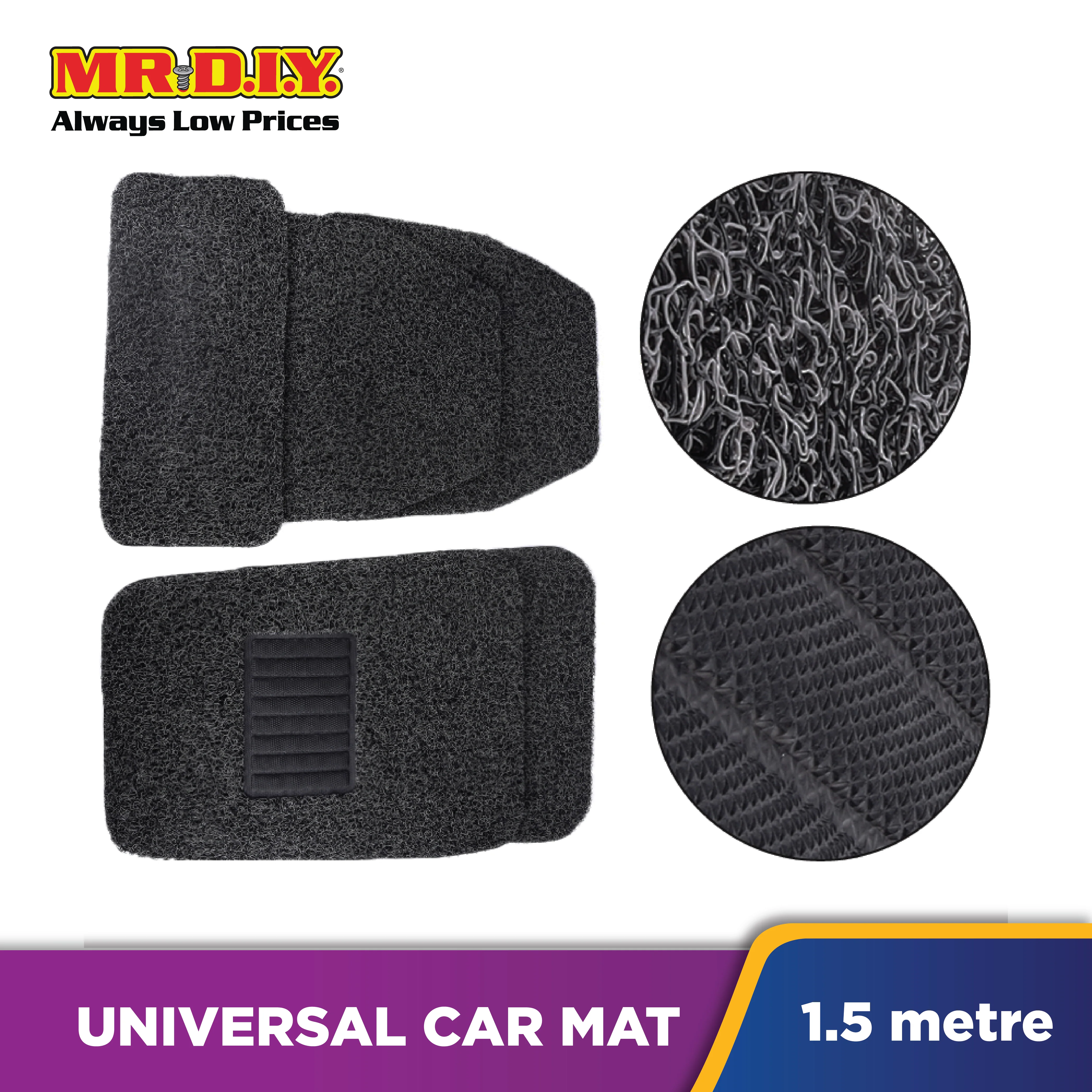 (MR.DIY) Premium Universal Clasic PVC Coil Car Mat Set - Image 2