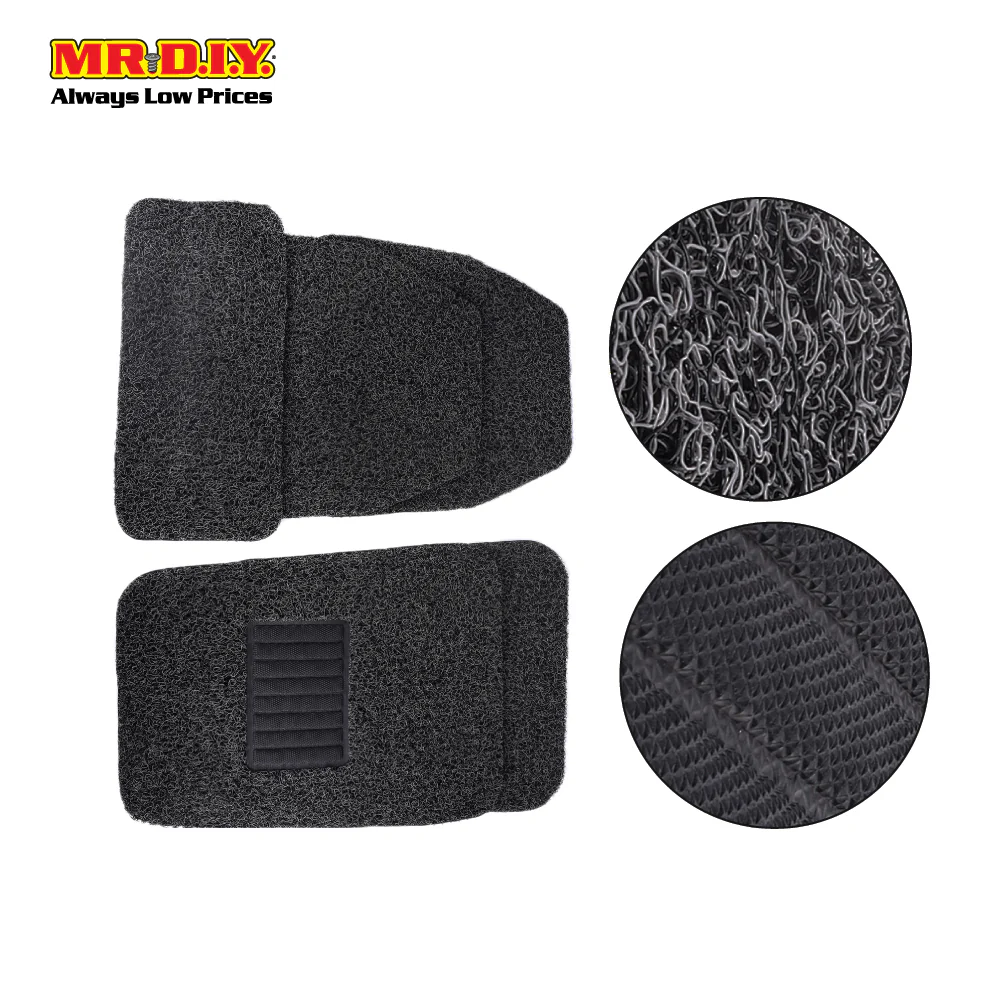 (MR.DIY) Premium Universal Clasic PVC Coil Car Mat Set - Image 3