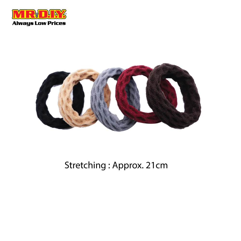 (MR.DIY) Premium Wave Diamond Rubber Hairband - Image 2