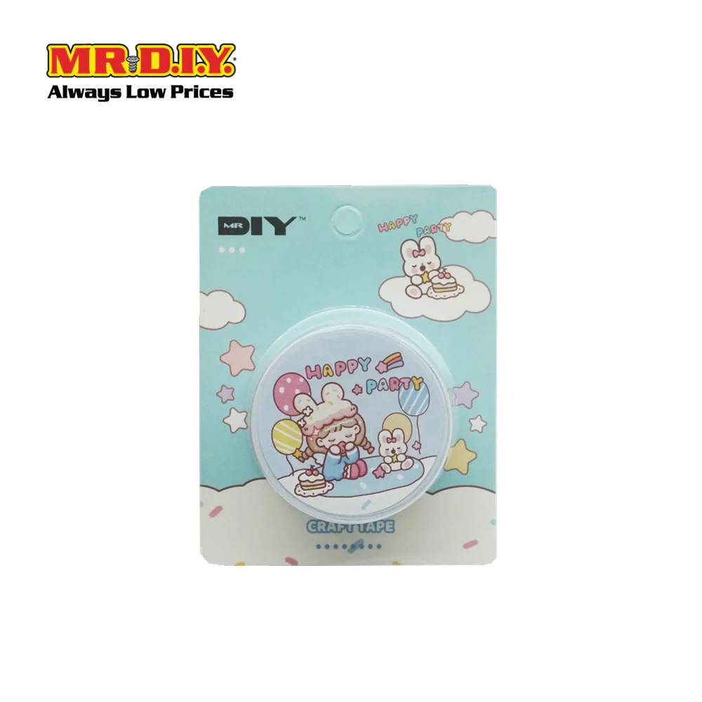 (MR.DIY) Printed Craft Washi Tape Cute Cartoon (100 x 22mm)