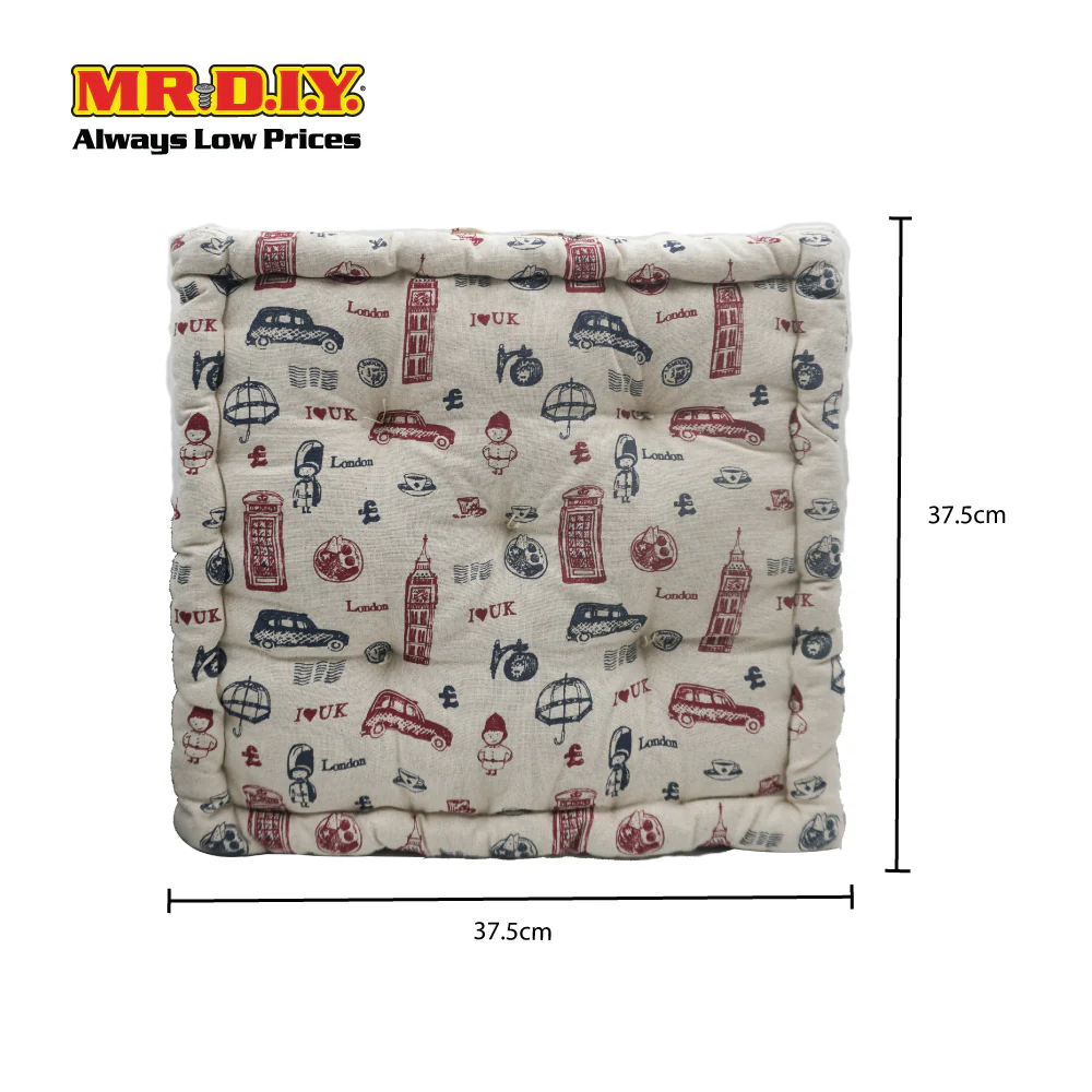 (MR.DIY) Printed Mattress Cushion (38 x 38cm) - Image 4
