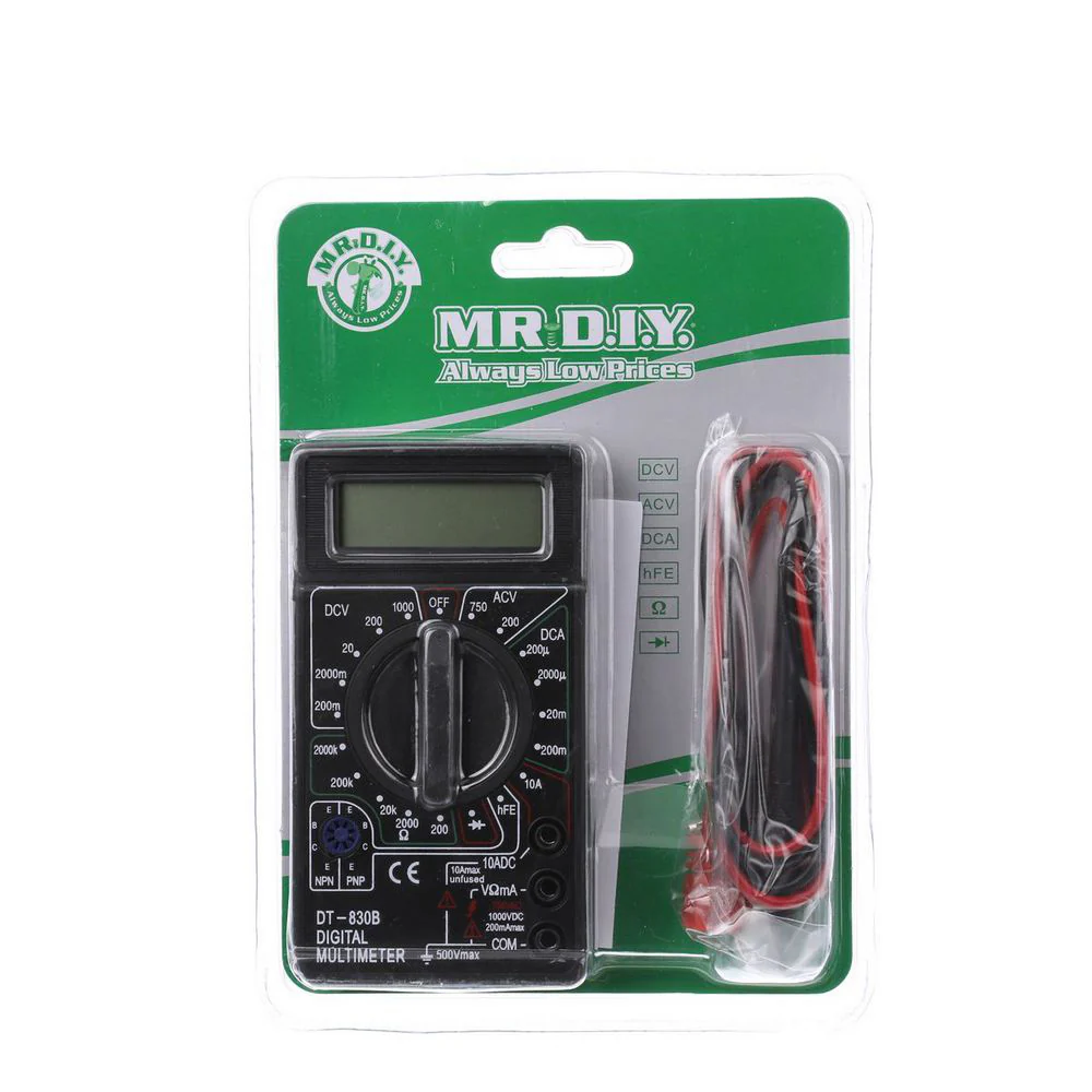 (MR.DIY) Professional LCD Digital Multimeter Tester C88065 - Image 3