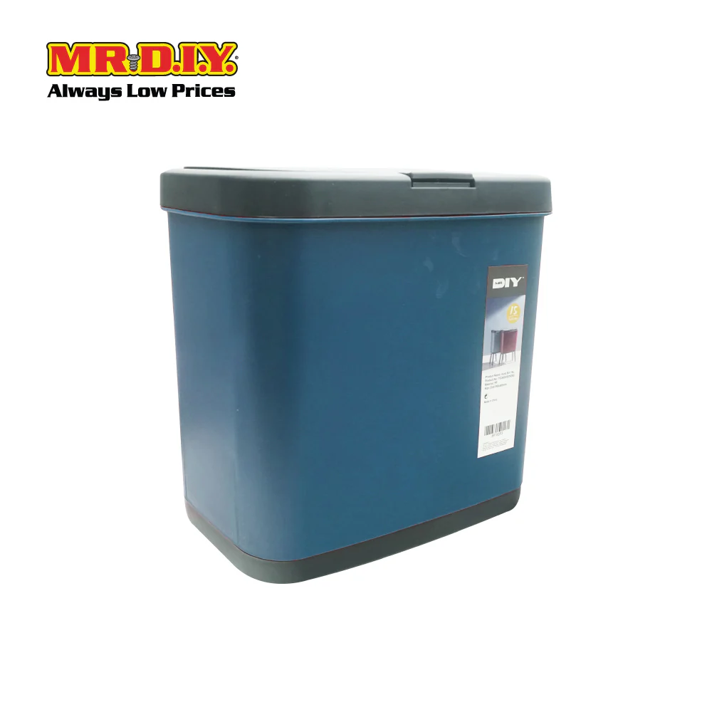 (MR.DIY) Push Button Dustbin With Lid (15L) - Image 7