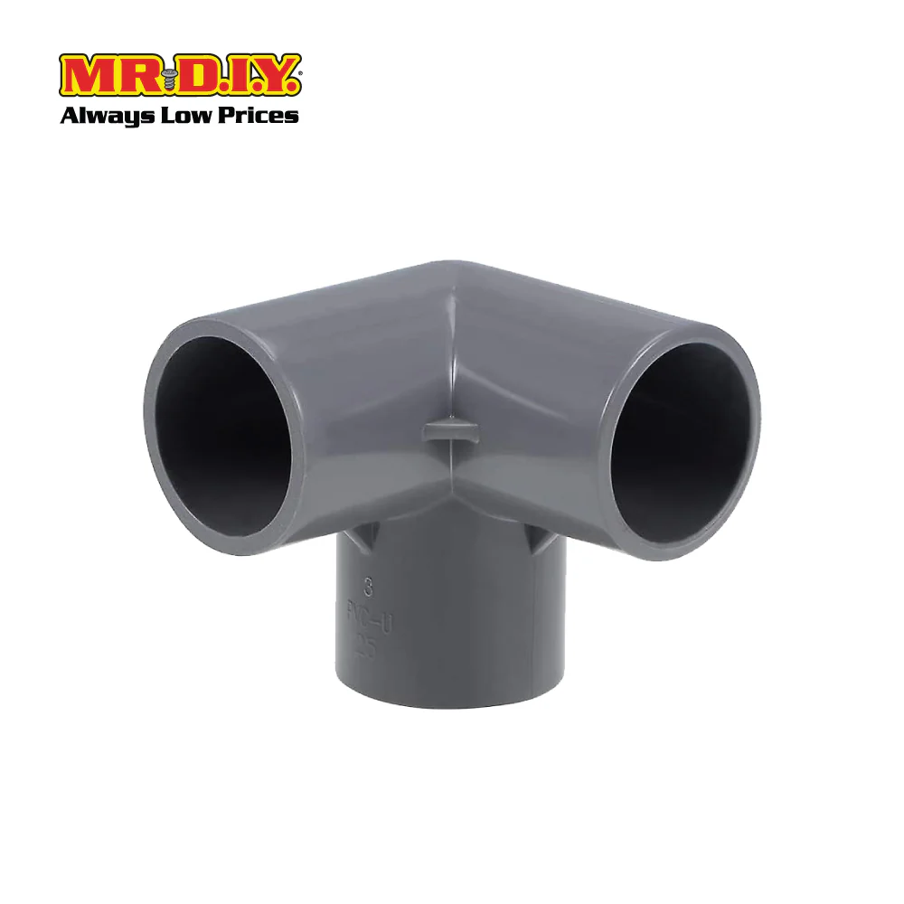 (MR.DIY) PVC 1/2" 3 Way Elbow AM - Image 3